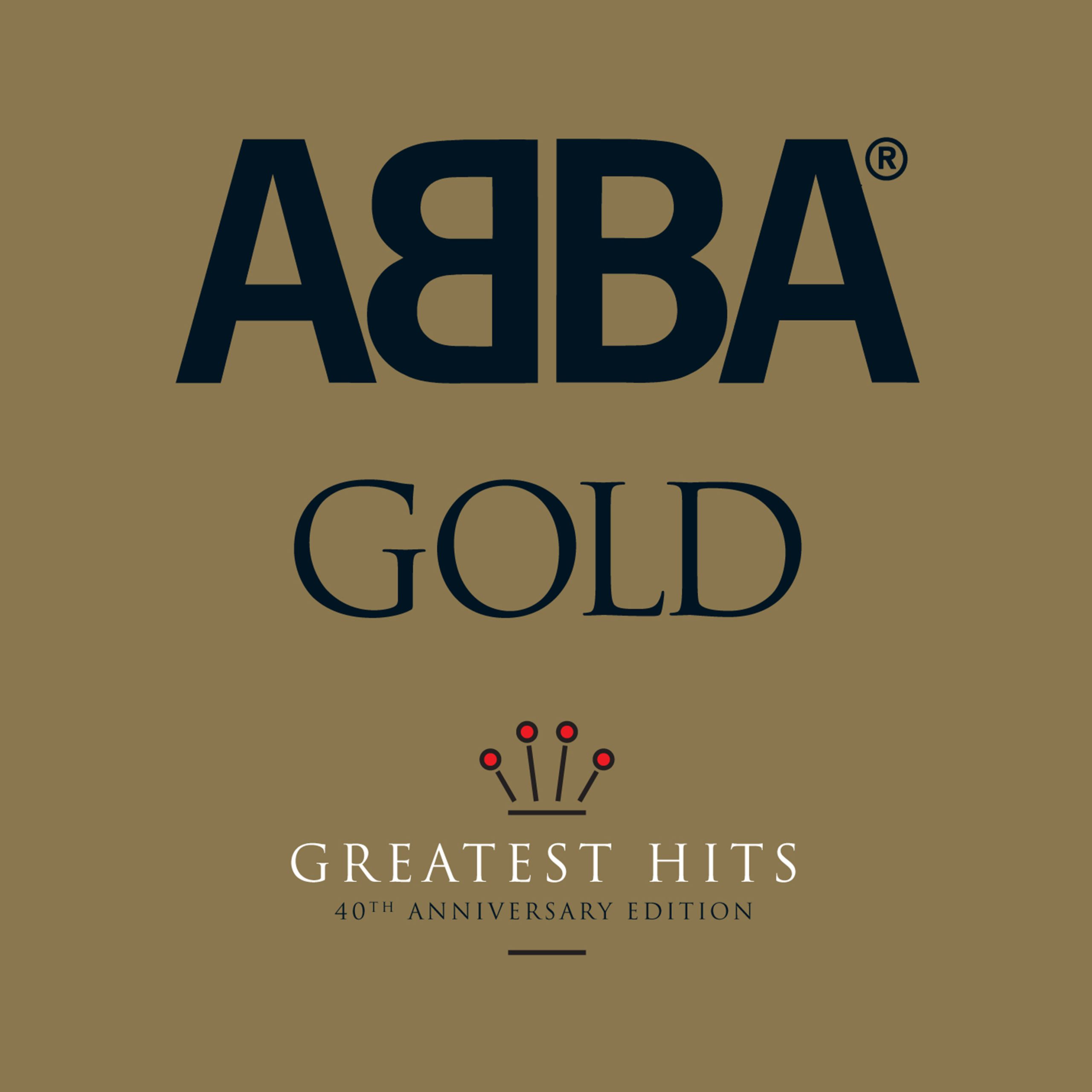 ABBA Gold Anniversary Greatest Hits collection cover