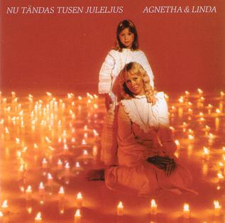 Agnetha Nu tändas tusen juleljus album cover